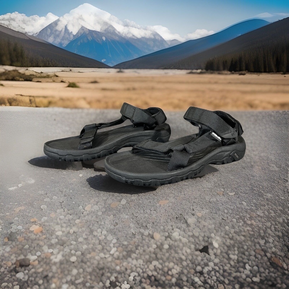Teva Hiking Sandals Hurricane Outdoor Shoes Black Men US 9 EU 42